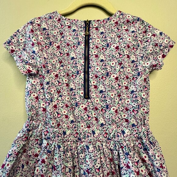 SERGENT MAJOR Ditzy Floral Dress Girls 8 130 Cotton Purple Spring Flowers Girl - Picture 4 of 10